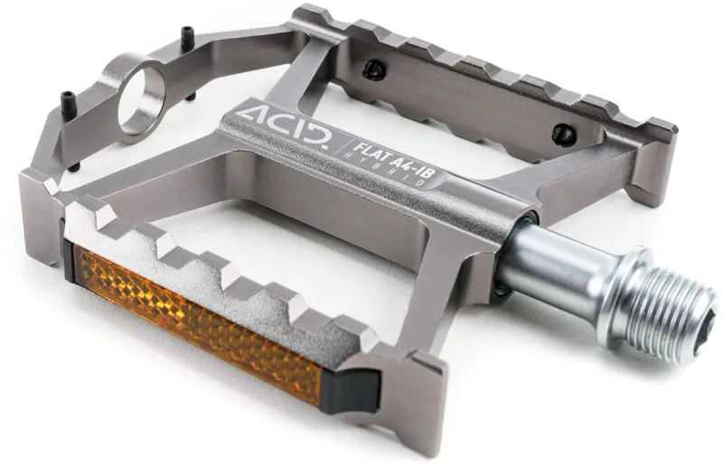 Acid Pedals Flat A4-IB Hybrid in Grey-2